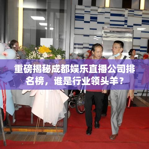 重磅揭秘成都娱乐直播公司排名榜，谁是行业领头羊？