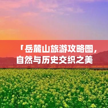 「岳麓山旅游攻略图，自然与历史交织之美，必探之旅！」