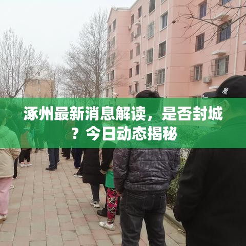 涿州最新消息解读，是否封城？今日动态揭秘