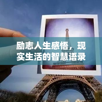 励志人生感悟，现实生活的智慧语录