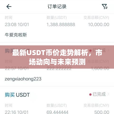 最新USDT币价走势解析，市场动向与未来预测