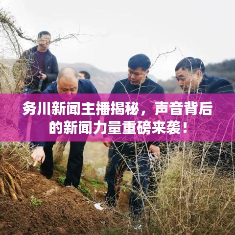 务川新闻主播揭秘，声音背后的新闻力量重磅来袭！