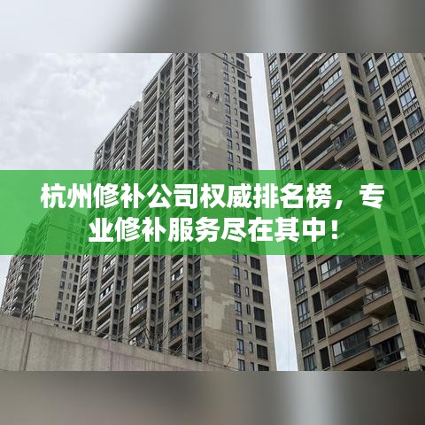 杭州修补公司权威排名榜,专业修补服务尽在其中!