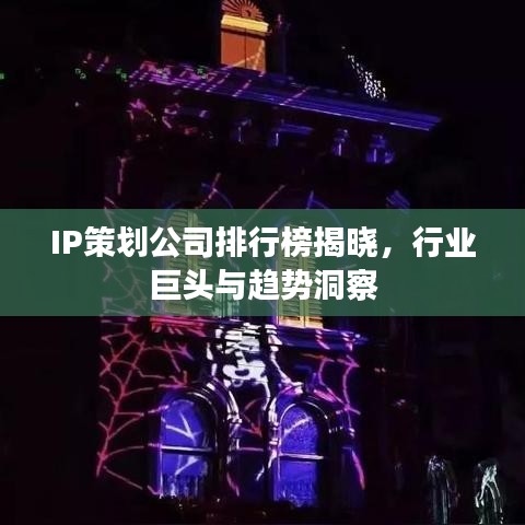 IP策划公司排行榜揭晓，行业巨头与趋势洞察