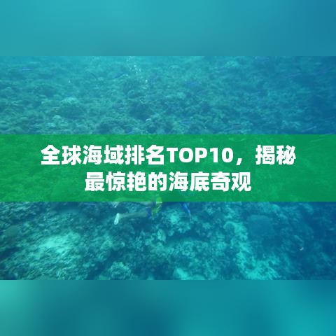 全球海域排名TOP10，揭秘最惊艳的海底奇观