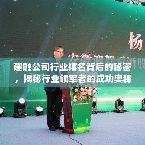 建融公司行业排名背后的秘密，揭秘行业领军者的成功奥秘！