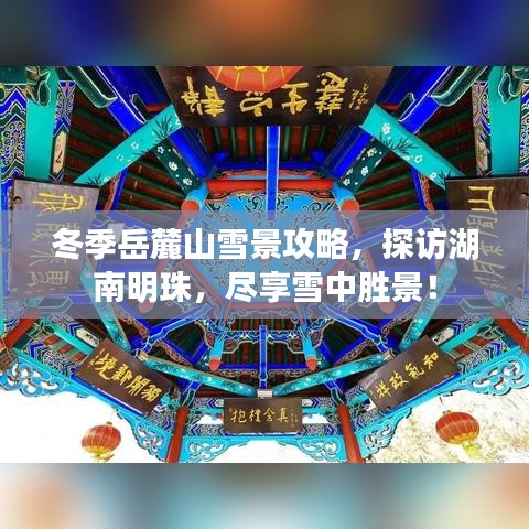 冬季岳麓山雪景攻略，探访湖南明珠，尽享雪中胜景！