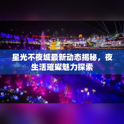 星光不夜城最新动态揭秘,夜生活璀璨魅力探索