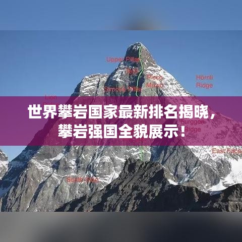 世界攀岩国家最新排名揭晓,攀岩强国全貌展示!