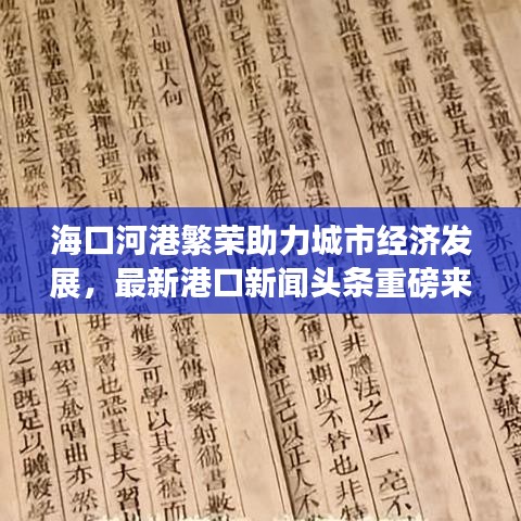 海口河港繁荣助力城市经济发展，最新港口新闻头条重磅来袭！