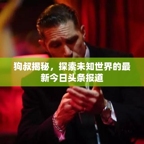 狗叔揭秘，探索未知世界的最新今日头条报道