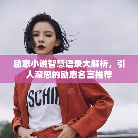 励志小说智慧语录大解析,引人深思的励志名言推荐