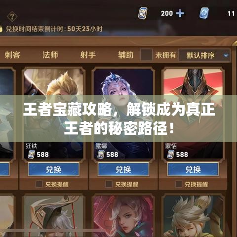 王者宝藏攻略，解锁成为真正王者的秘密路径！