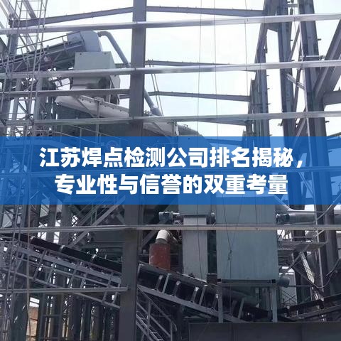 江苏焊点检测公司排名揭秘，专业性与信誉的双重考量
