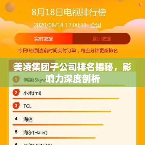 美凌集团子公司排名揭秘，影响力深度剖析